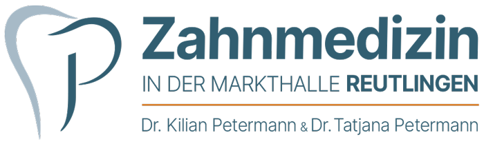 Logo Zahnmedizin in der Markthalle Reutlingen, Dr. Kilian Petermann &amp; Dr. Tatjana Petermann